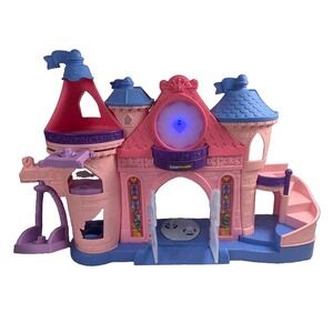 Fisher Price Little People Disney Princess Songs Palace Musical Castle Pink Toy